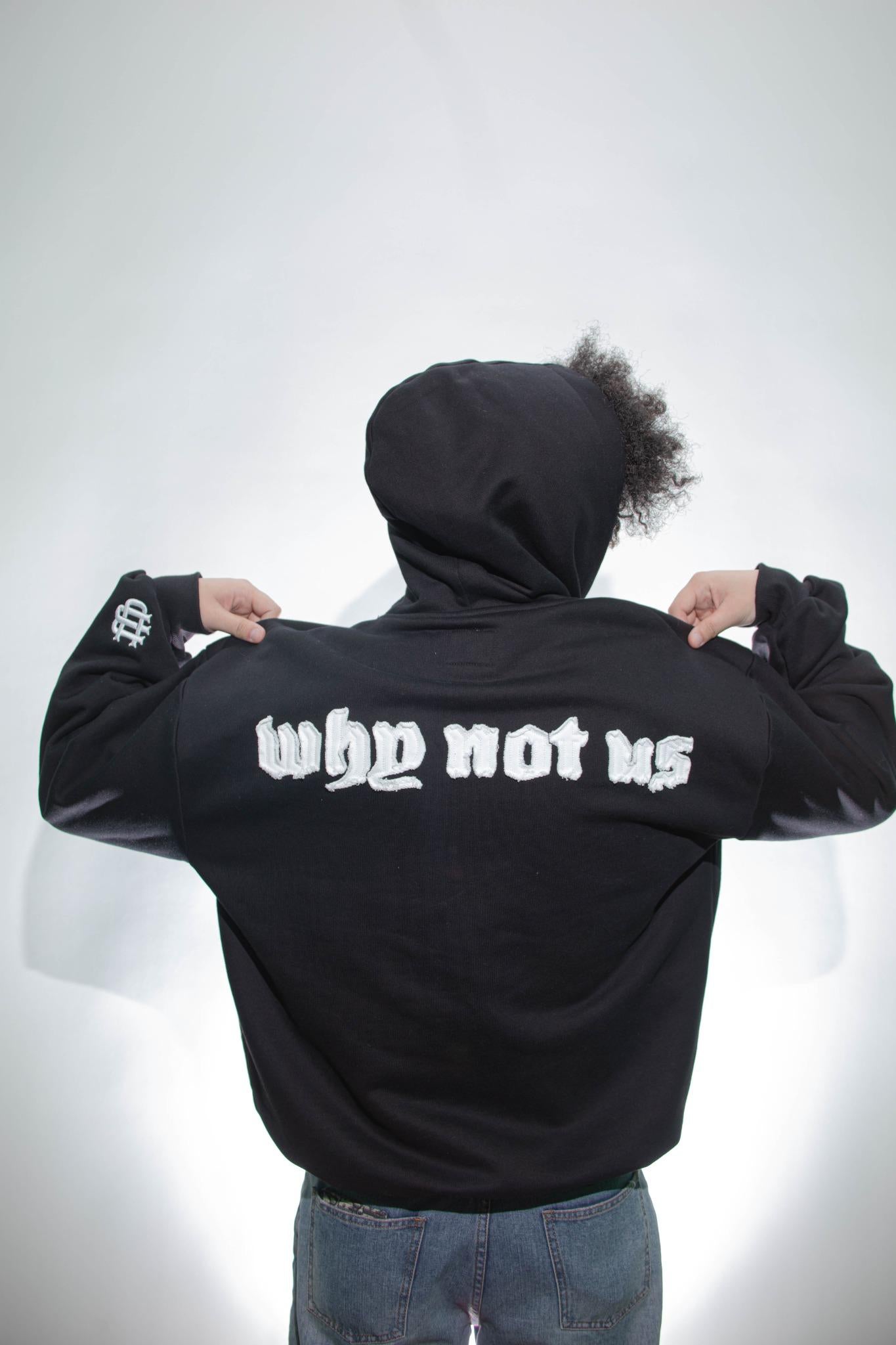 BLACK OVERSIZED HOODIE