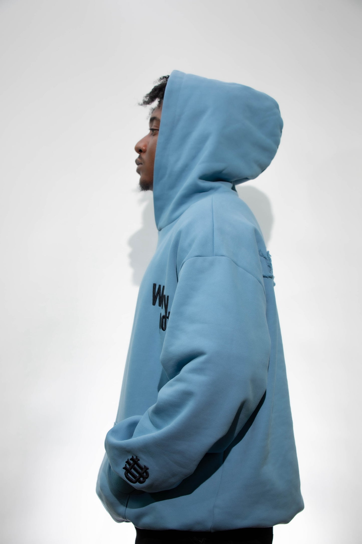 BLUE OVERSIZED HOODIE