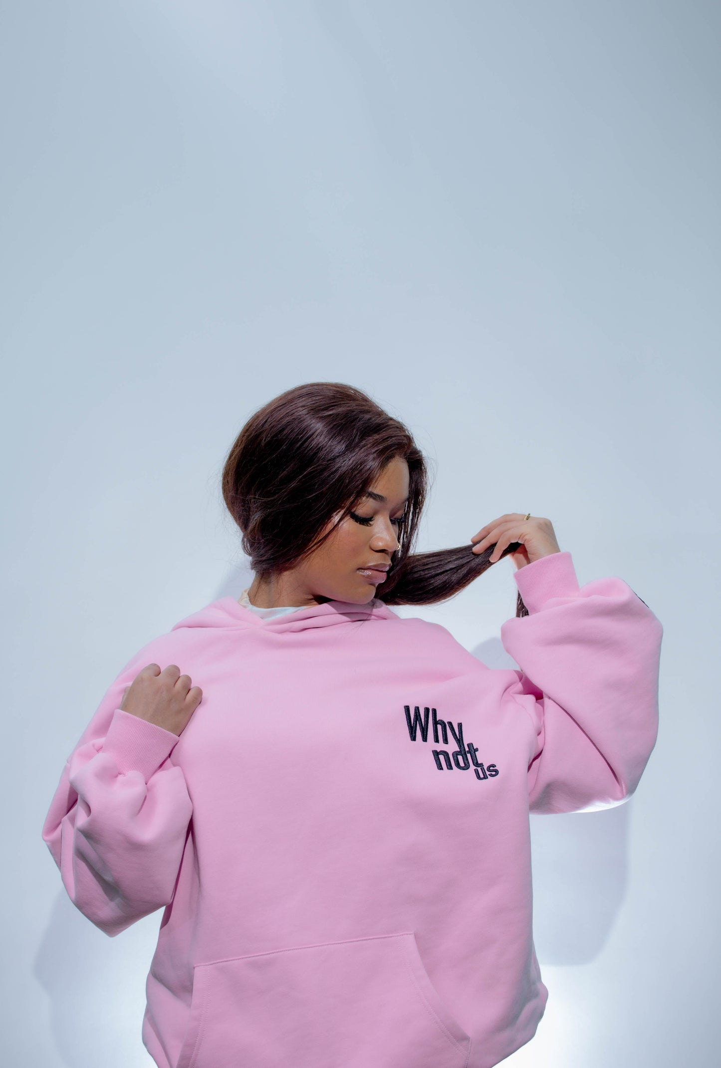 PINK OVERSIZED HOODIE